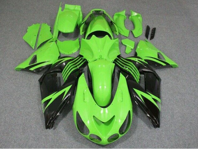 Carenado Moto ZX14R ZZR 1400 2006-2011 - Verde Negro