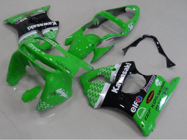 Carenado Moto ZX6R 1998-1999 - Verde Negro
