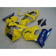 Carenado Moto ZX6R 2000-2002 - Amarillo Azul
