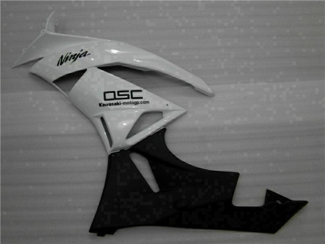 Carenado Moto ZX6R 2009-2012 - Blanco Negro Ninja Carenado Moto ZX6R 2009-2012 - Blanco Negro Ninja