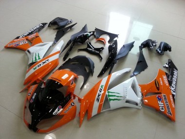 Carenado Moto ZX6R 2009-2012 - Naranja Monster