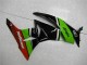 Carenado Moto ZX6R 2009-2012 - Verde Negro Rojo