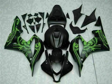 Carenado & Plástico Moto CBR 600 RR 2007-2008 - Negro Verde