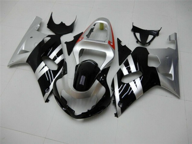 Carenado & Plástico Moto GSXR 600 / 750 K1 K2 K3 2001-2003 - Negro Plata Carenado & Plástico Moto GSXR 600 / 750 K1 K2 K3 2001-2003 - Negro Plata