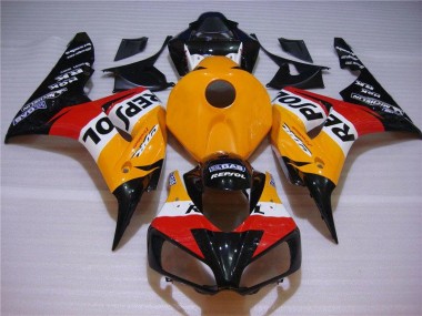 Carenados Moto CBR 1000 RR 2004-2005 - Naranja Negro Repsol