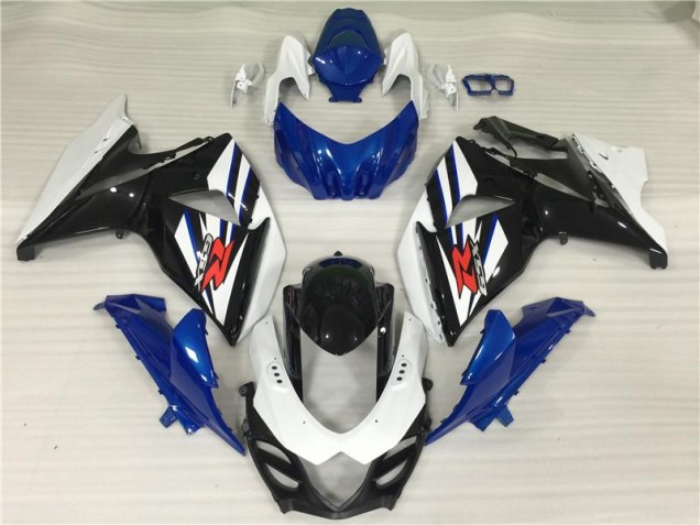 Carenados Moto GSXR 1000 K9 2009-2016 - Blanco Azul Negro Carenados Moto GSXR 1000 K9 2009-2016 - Blanco Azul Negro