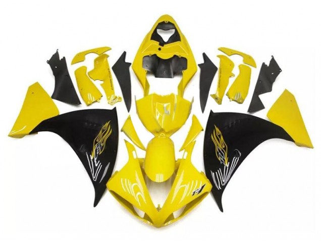 Carenados Moto R1 2009-2011 - Amarillo Negro Carenados Moto R1 2009-2011 - Amarillo Negro