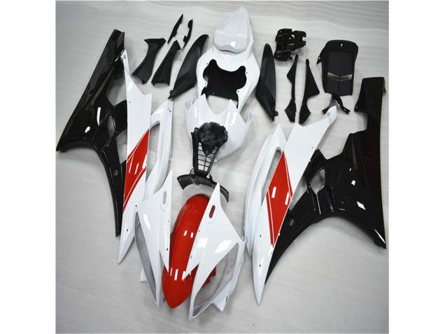 Carenados Moto R6 2006-2007 - Rojo Blanco Negro Carenados Moto R6 2006-2007 - Rojo Blanco Negro