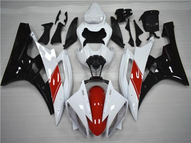 Carenados Moto R6 2006-2007 - Rojo Blanco Negro Carenados Moto R6 2006-2007 - Rojo Blanco Negro