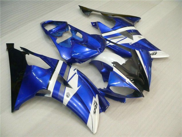Carenados Moto R6 2008-2016 - Azul Blanco Negro