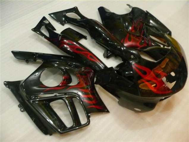Carrocería Motocicletas CBR 600 F3 1995-1998 - Negro Rojo Llama Carrocería Motocicletas CBR 600 F3 1995-1998 - Negro Rojo Llama
