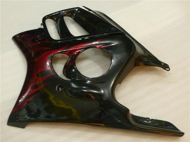 Carrocería Motocicletas CBR 600 F3 1995-1998 - Negro Rojo Llama Carrocería Motocicletas CBR 600 F3 1995-1998 - Negro Rojo Llama