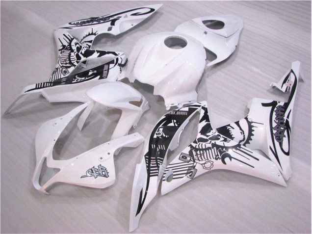 Carrocería Motocicletas CBR 600 RR 2007-2008 - Negro Blanco