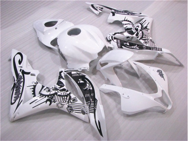 Carrocería Motocicletas CBR 600 RR 2007-2008 - Negro Blanco