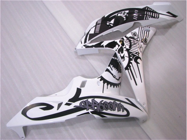 Carrocería Motocicletas CBR 600 RR 2007-2008 - Negro Blanco