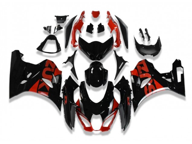 Carrocería Motocicletas GSXR 1000 2017-2023 - Negro Rojo Carrocería Motocicletas GSXR 1000 2017-2023 - Negro Rojo