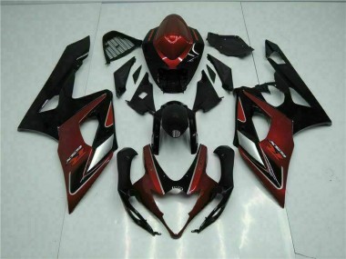 Carrocería Motocicletas GSXR 1000 K5 2005-2006 - Rojo Negro