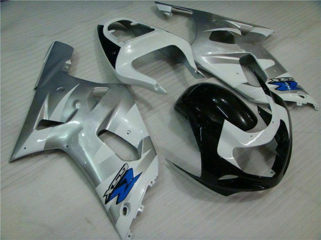 Carrocería Motocicletas GSXR 600 / 750 K1 K2 K3 2001-2003 - Plata Negro Carrocería Motocicletas GSXR 600 / 750 K1 K2 K3 2001-2003 - Plata Negro