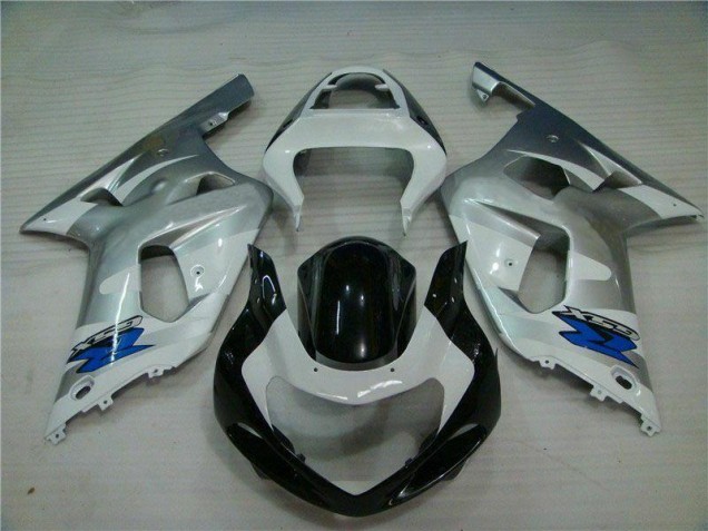 Carrocería Motocicletas GSXR 600 / 750 K1 K2 K3 2001-2003 - Plata Negro Carrocería Motocicletas GSXR 600 / 750 K1 K2 K3 2001-2003 - Plata Negro