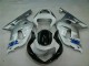 Carrocería Motocicletas GSXR 600 / 750 K1 K2 K3 2001-2003 - Plata Negro Carrocería Motocicletas GSXR 600 / 750 K1 K2 K3 2001-2003 - Plata Negro