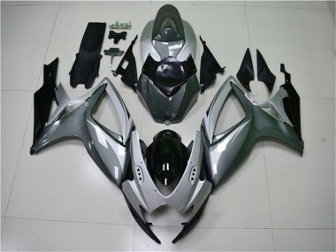Carrocería Motocicletas GSXR 600 / 750 K6 2006-2007 - Plata Gris