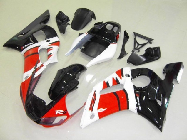 Carrocería Motocicletas R6 1998-2002 - Rojo Blanco Negro Carrocería Motocicletas R6 1998-2002 - Rojo Blanco Negro