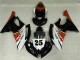 Inyección Kit Carenado Moto R6 2008-2016 - Blanco Negro