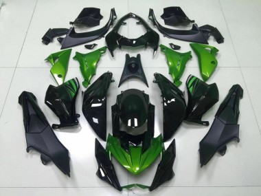 Inyección Kit Carenado Moto Z800 2013-2016 - Verde Negro