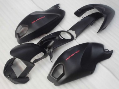 Inyección Kits Carenado Moto Ducati Monster 696 2008-2012 - Negro Rojo Monster
