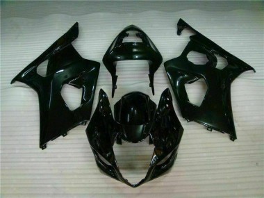 Inyección Kits Carenado Moto GSXR 1000 K3 2003-2004 - Brillante Negro