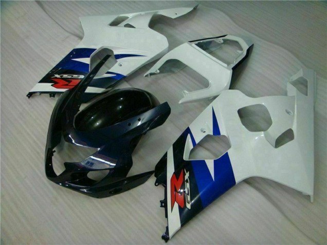 Inyección Kits Carenado Moto GSXR 600 / 750 K4 2004-2005 - Blanco Negro