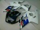 Inyección Kits Carenado Moto GSXR 600 / 750 K4 2004-2005 - Blanco Negro