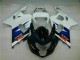 Inyección Kits Carenado Moto GSXR 600 / 750 K4 2004-2005 - Blanco Negro