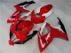 Inyección Kits Carenado Moto GSXR 600 / 750 K6 2006-2007 - Rojo Blanco