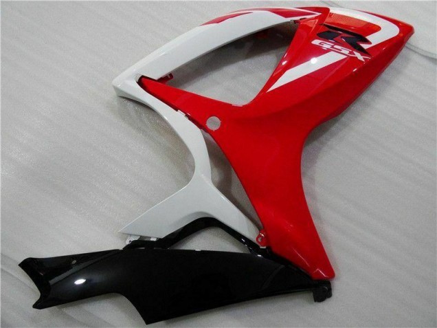 Inyección Kits Carenado Moto GSXR 600 / 750 K6 2006-2007 - Rojo Blanco