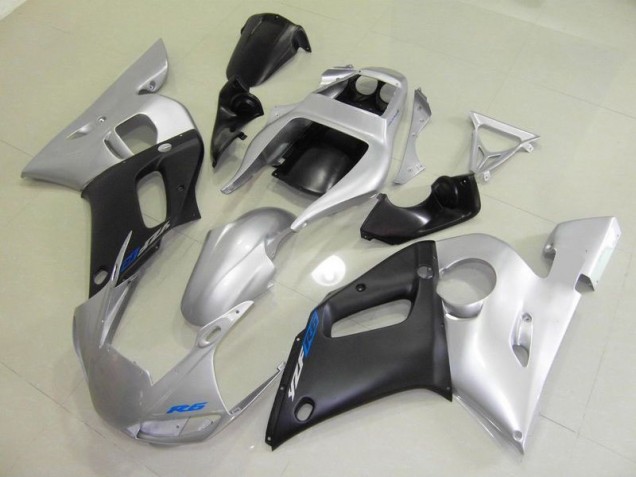 Inyección Kits Carenado Moto R6 1998-2002 - Negro Plata