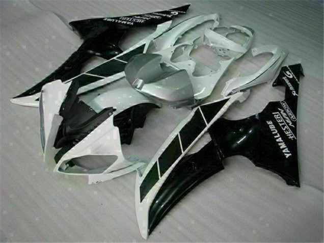 Inyección Kits Carenado Moto R6 2008-2016 - Blanco Negro