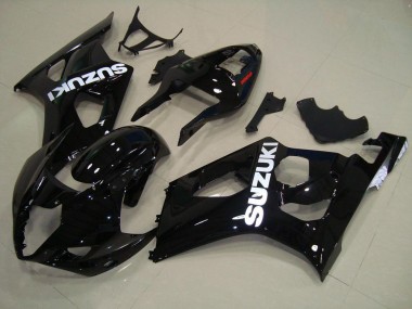 Kit ABS Carenado Motocicleta GSXR 1000 K3 2003-2004 - Brillante Negro