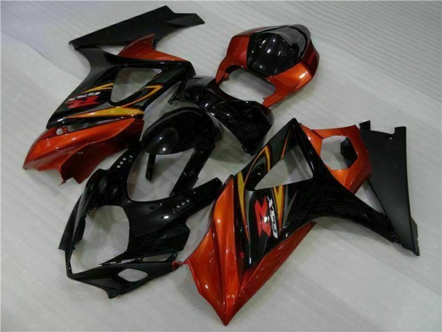 Kit ABS Carenado Motocicleta GSXR 1000 K7 2007-2008 - Negro