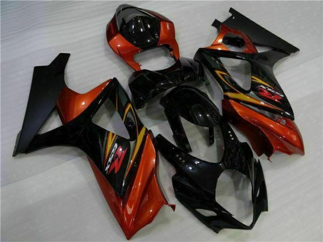 Kit ABS Carenado Motocicleta GSXR 1000 K7 2007-2008 - Negro