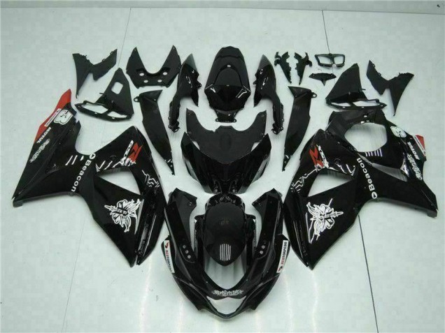 Kit ABS Carenado Motocicleta GSXR 1000 K9 2009-2016 - Negro Kit ABS Carenado Motocicleta GSXR 1000 K9 2009-2016 - Negro