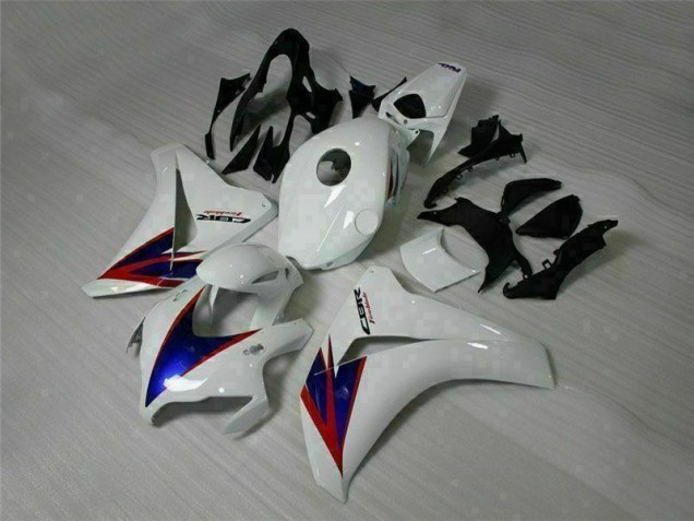 Kit Carenado ABS Completo CBR 1000 RR 2008-2011 - Blanco Azul Rojo Kit Carenado ABS Completo CBR 1000 RR 2008-2011 - Blanco Azul Rojo