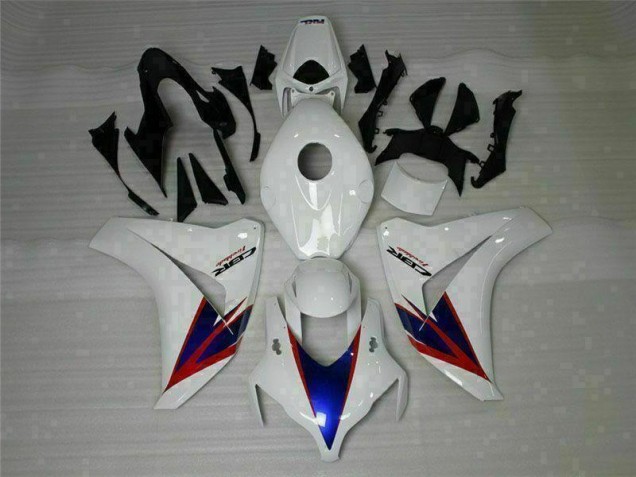 Kit Carenado ABS Completo CBR 1000 RR 2008-2011 - Blanco Azul Rojo Kit Carenado ABS Completo CBR 1000 RR 2008-2011 - Blanco Azul Rojo