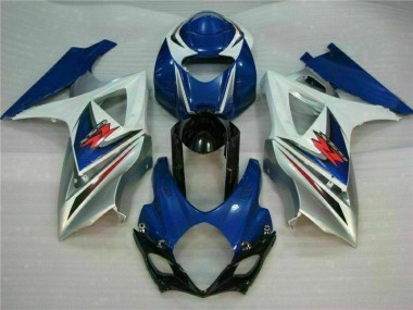 Kit Carenado ABS Completo GSXR 1000 K7 2007-2008 - Azul Blanco