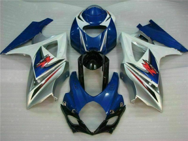 Kit Carenado ABS Completo GSXR 1000 K7 2007-2008 - Azul Blanco Kit Carenado ABS Completo GSXR 1000 K7 2007-2008 - Azul Blanco