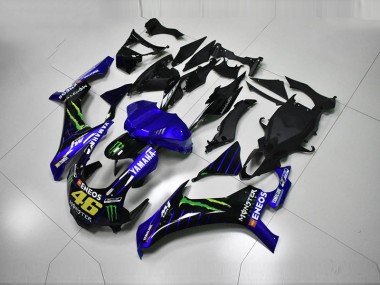 Kit Carenado ABS Completo R1 2015-2019 - Azul Azul Blanco ENEOS 46 Monster
