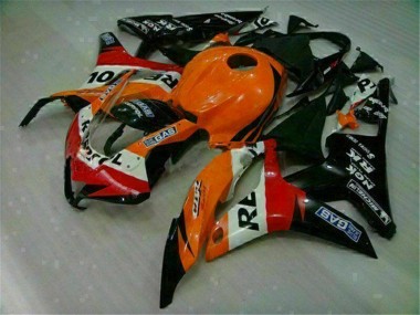 Kit Carenado Inyección CBR 600 RR 2007-2008 - Naranja Negro Repsol