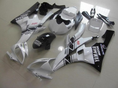 Kit Carenado Inyección R6 2006-2007 - Negro Blanco
