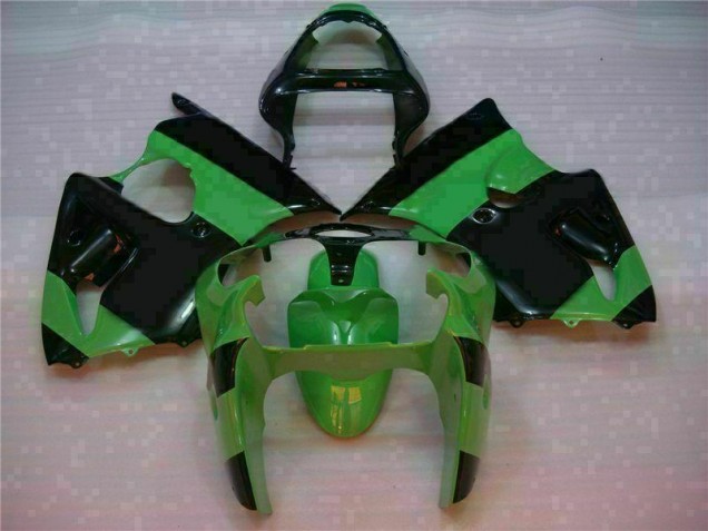 Kit Carenado Inyección ZX6R 2000-2002 - Verde Negro Kit Carenado Inyección ZX6R 2000-2002 - Verde Negro