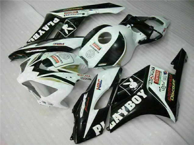 Kit Carenado Moto CBR 1000 RR 2004-2005 - Negro Blanco Kit Carenado Moto CBR 1000 RR 2004-2005 - Negro Blanco